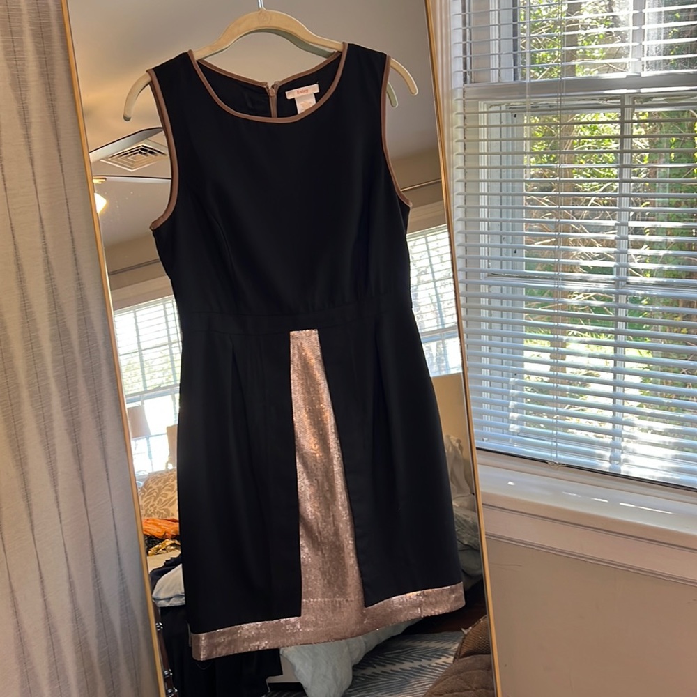 LITTLE BLACK DRESS W/ SEQUINS SZ M